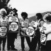 Aufstehen für den Frieden - Kampf dem Atomtod: 2. NaturFreunde-Bundestreffen auf dem Hambacher Schloss (1982).